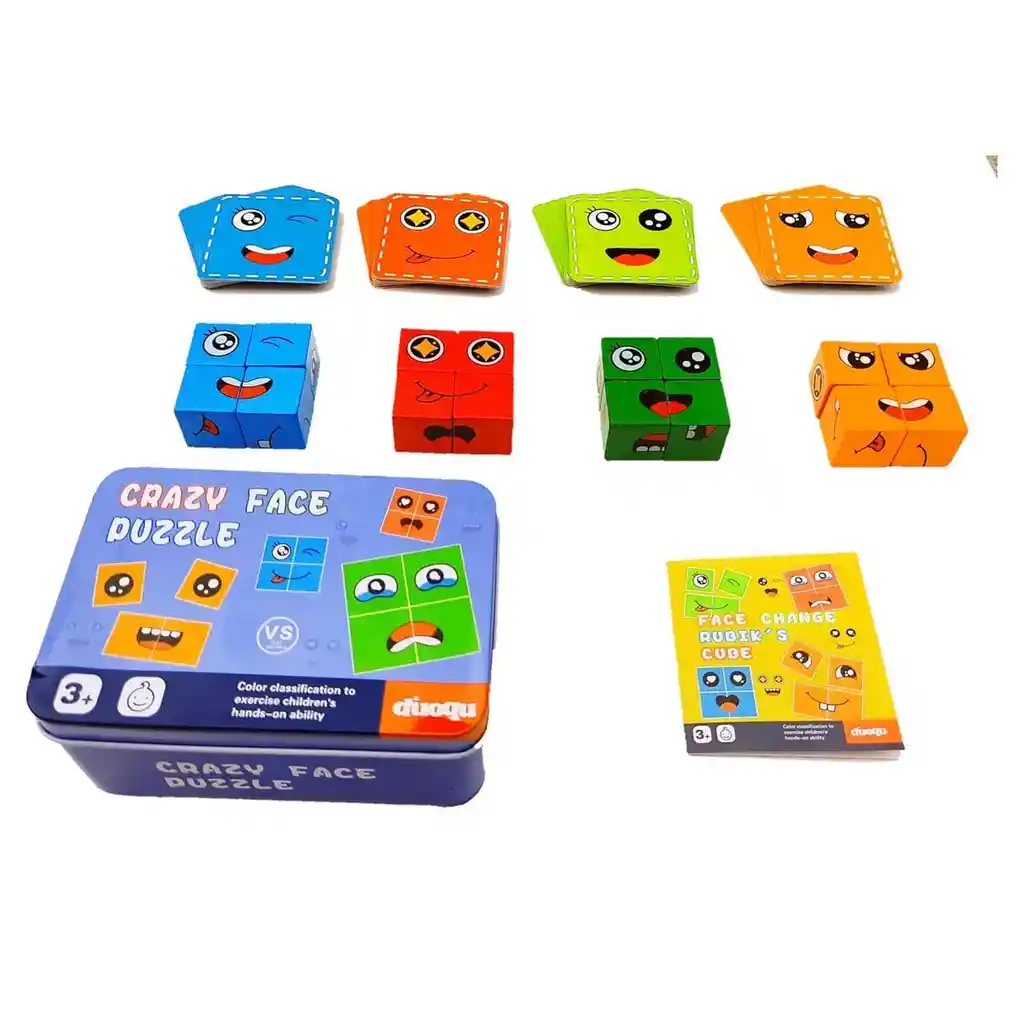 Juego Mesa Emojis Caras Smiling Face Cubos Trendy Estrategia