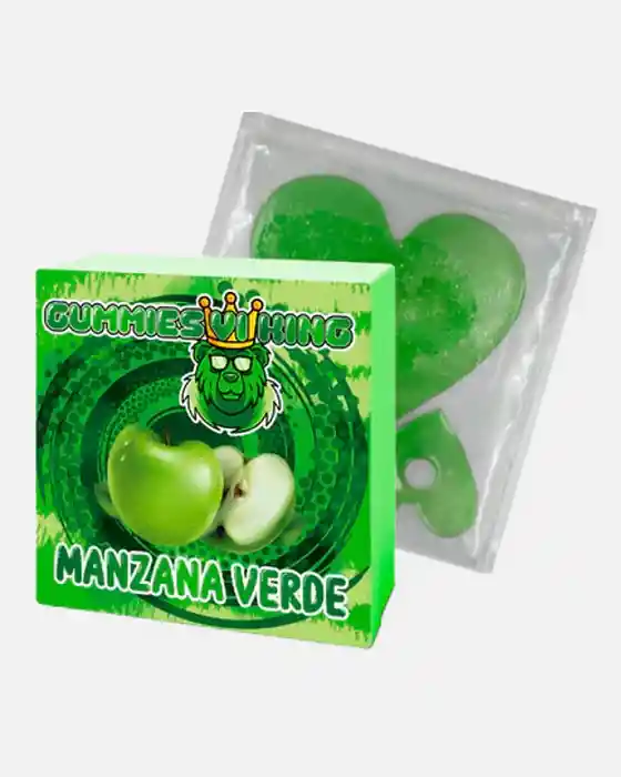 Lencería Comestible Gummies Vi King Manzana Verde 60gr