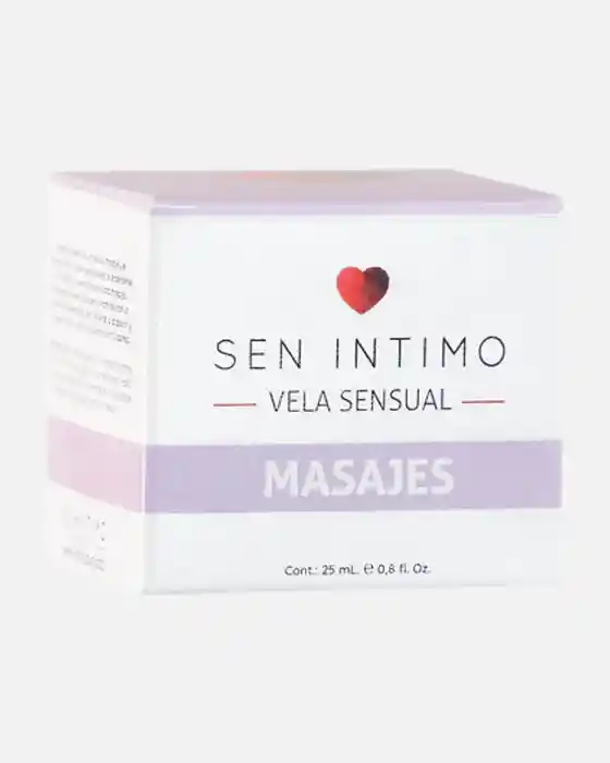 Vela Para Masajes Con Feromonas Sen Íntimo 25ml