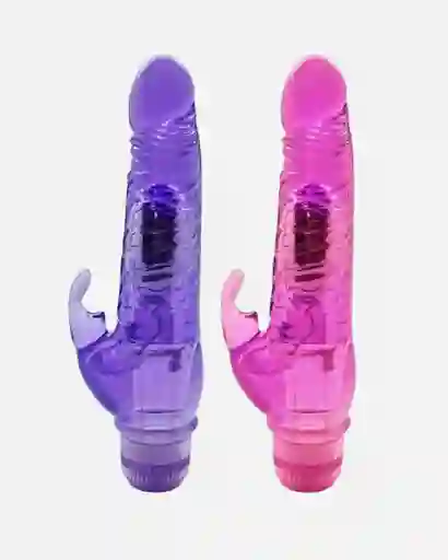 Dildo Vibrador Doble Estimulación Realista 22cm Clint
