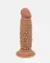 Dildo Texturizado Con Ventosa 14cm