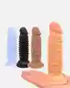 Dildo Texturizado Con Ventosa 14cm