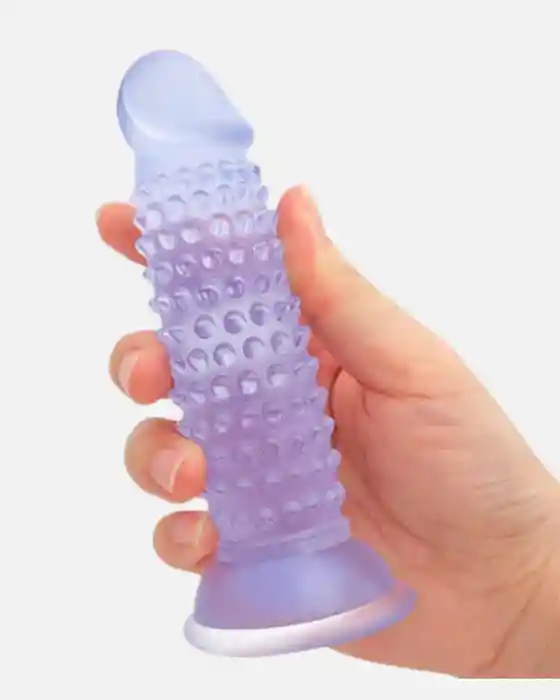 Dildo Texturizado Con Ventosa 14cm