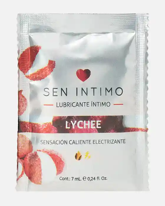 Lubricante Caliente Electrizante Lychee Sen Íntimo 7ml