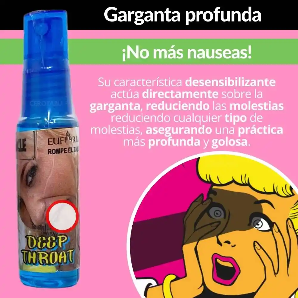 Kit Garganta Profunda + Lubricante Intimo Anal + Multiorgasmos