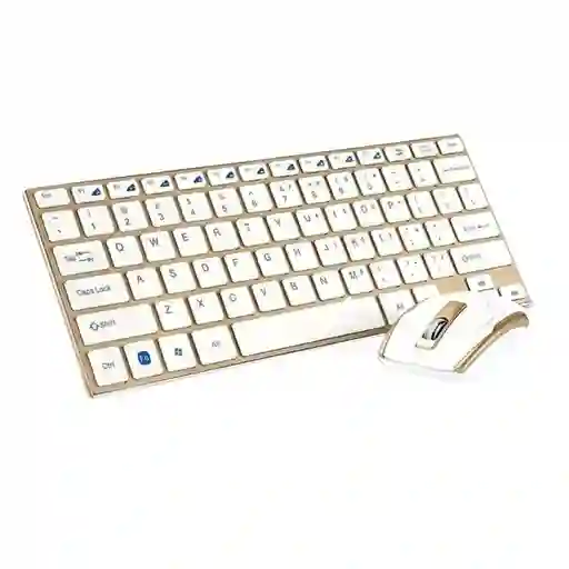 Combo Teclado Y Mouse Inalambrico De Lujo Sin Numerico Hk-3910
