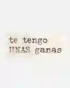 Tatuaje Erótico Temporal Te Tengo Unas Ganas
