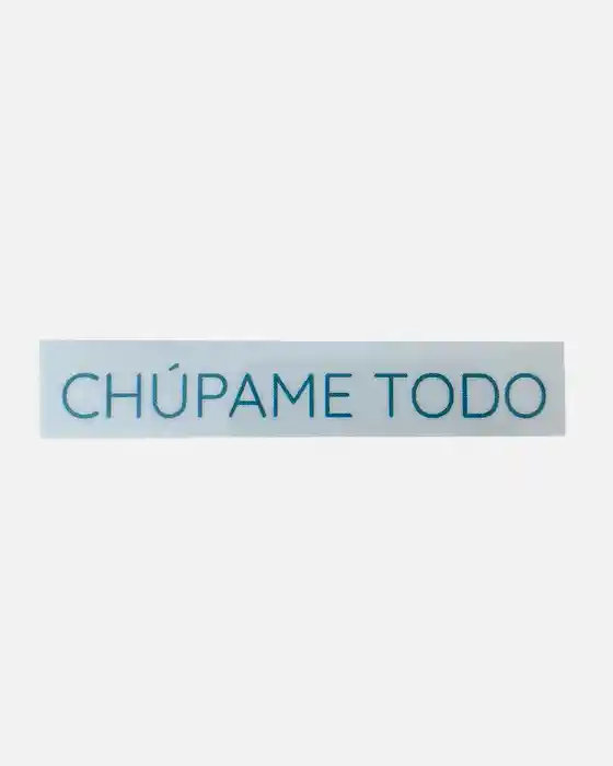 Tatuaje Erótico Temporal Chúpame Todo