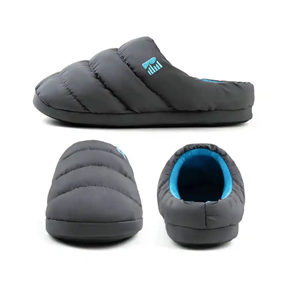 Rockdove Pantuflas Hombre Camp Ground Gris/azul L