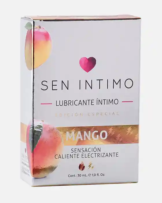 Lubricante Caliente Electrizante Mango Sen Íntimo 30ml