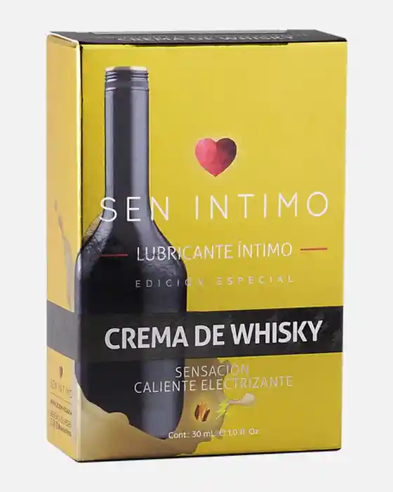 Lubricante Caliente Electrizante Crema De Whisky Sen Íntimo 30ml