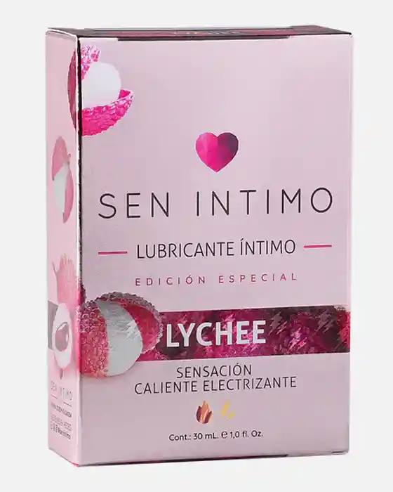 Lubricante Caliente Electrizante Lychee Sen Íntimo 30ml