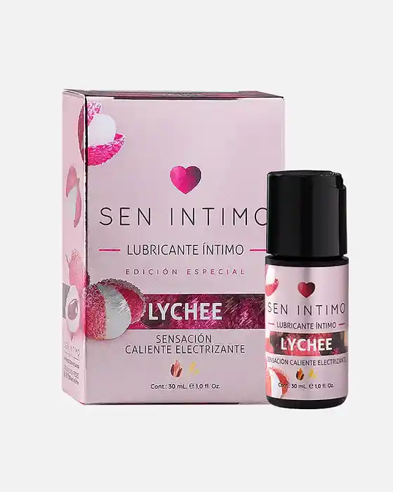 Lubricante Caliente Electrizante Lychee Sen Íntimo 30ml