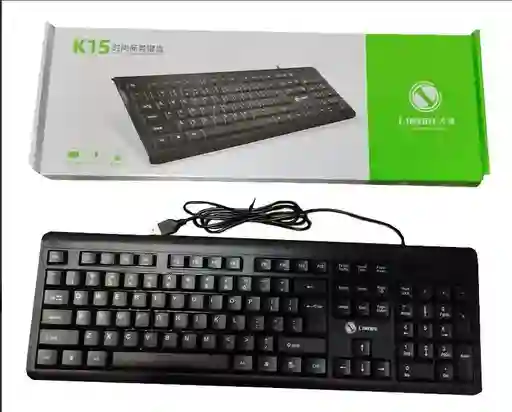 Teclado K15 Alambrico Limeide Usb Para Pc Portatil Numérico