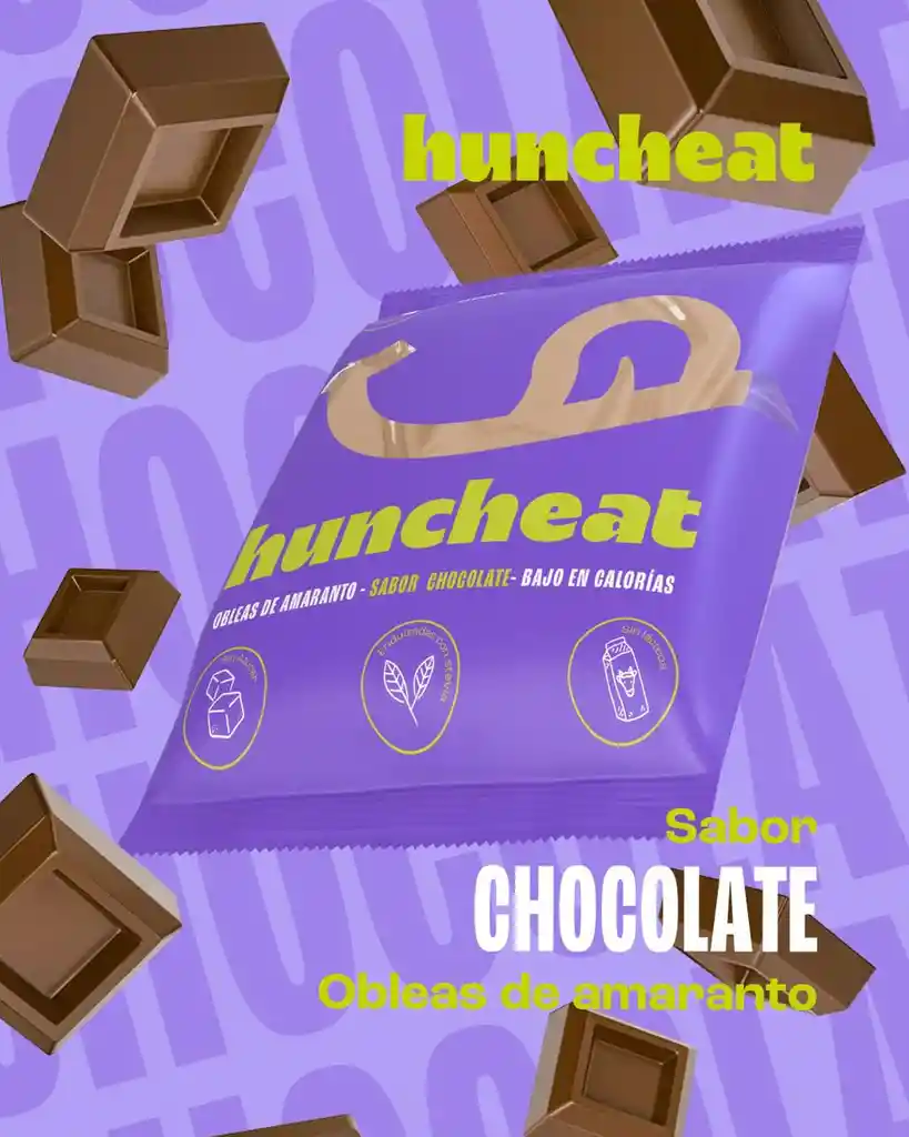 Obleas Chocolate 30gr (huncheat)