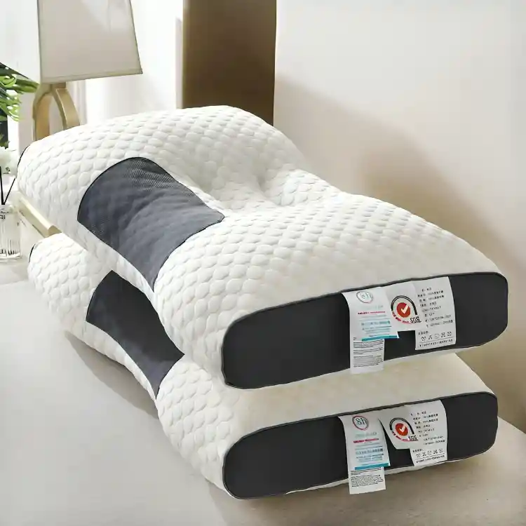 Almohada Cervical Para Dormir, Suave, Lavable, Protege El Cuello, La Columna Vertebral