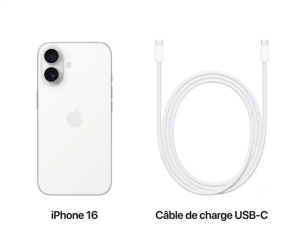 Celular Iphone 16 128gb Cámara 48mpx Blanco