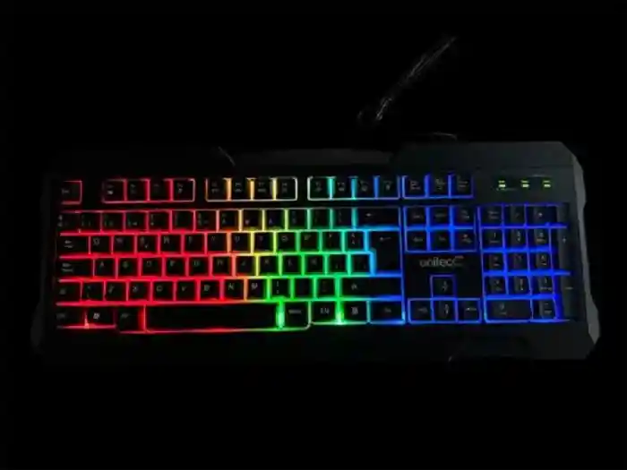 Teclado Gamer Luz Led Retroiluminado Usb 2.0 Unitec