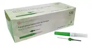 Aguja Para Extraccion De Sangre Caja 100 Und