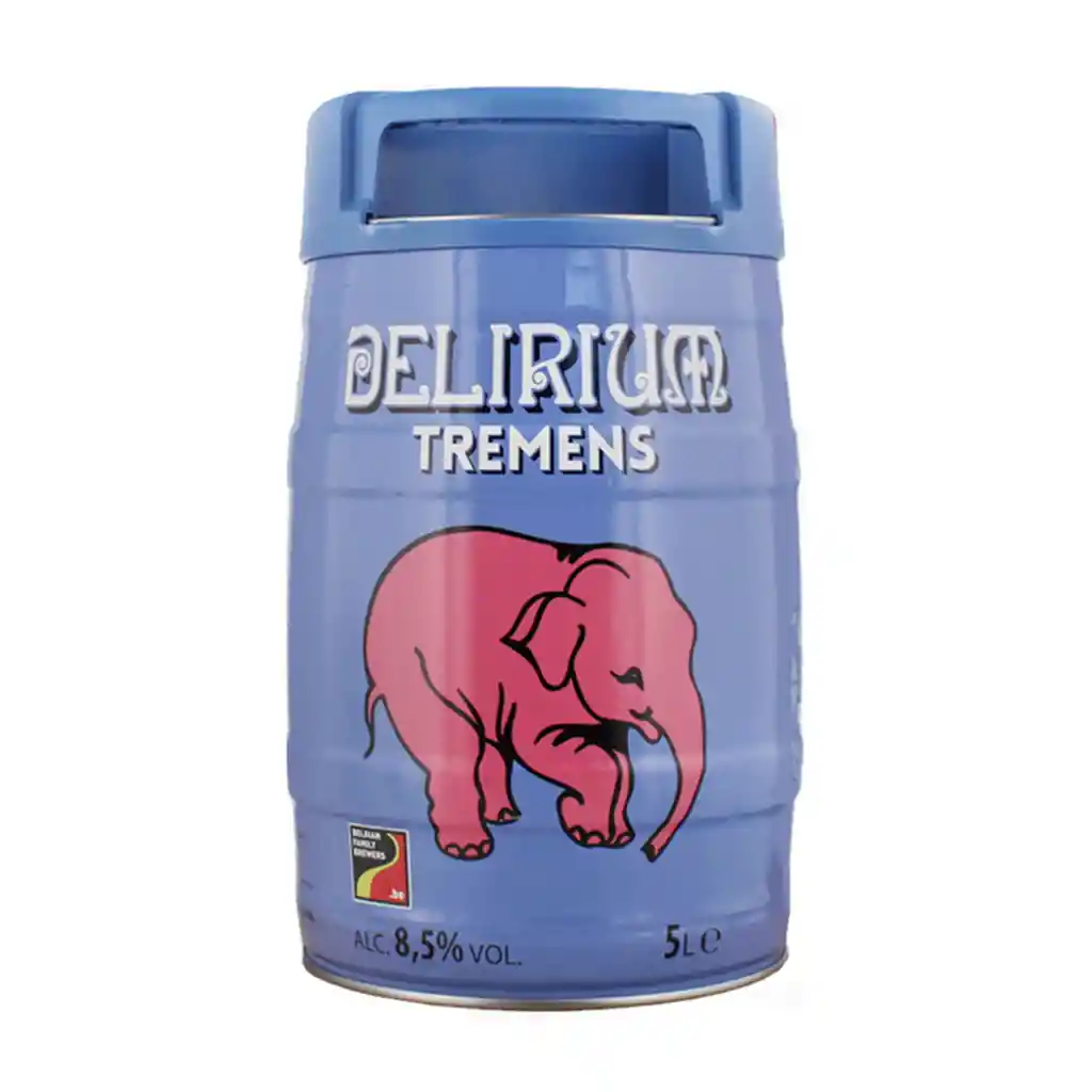 Barril De Cerveza Belga Delirium Tremens 5 Litros