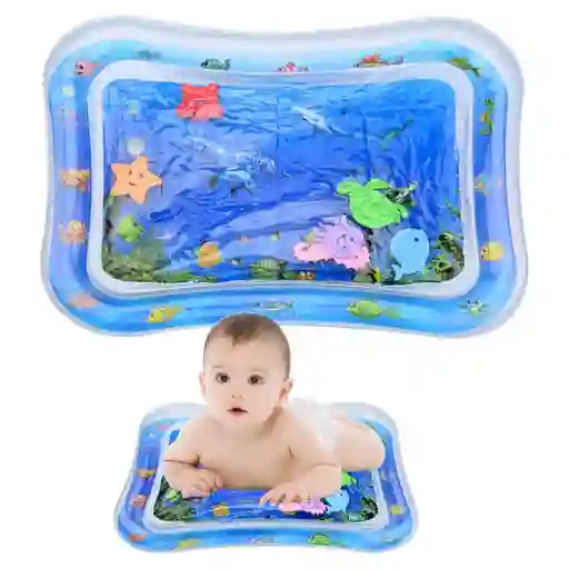 Tapete Alfombra Colchoneta Agua Bebe Sensorial Para Desarrollo