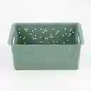 Canasta Tatay 30x14x39cm Verde Plastico