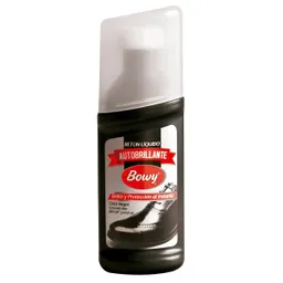 Betun Liquido Bowy Negro Para Calzado Autobrillante