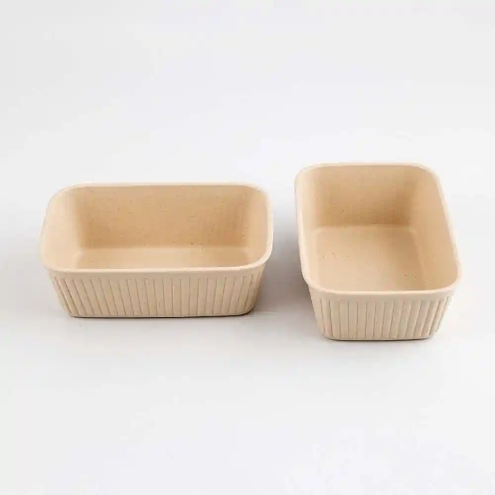 Canastilla Tatay Set X5 Und 25x6x34cm Beige Plastico