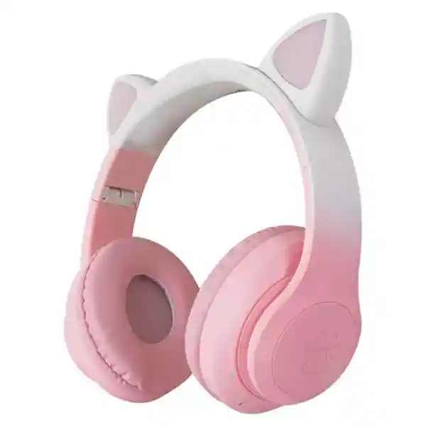 Diadema Gato Inalambricos Bluetooth Fm Luces