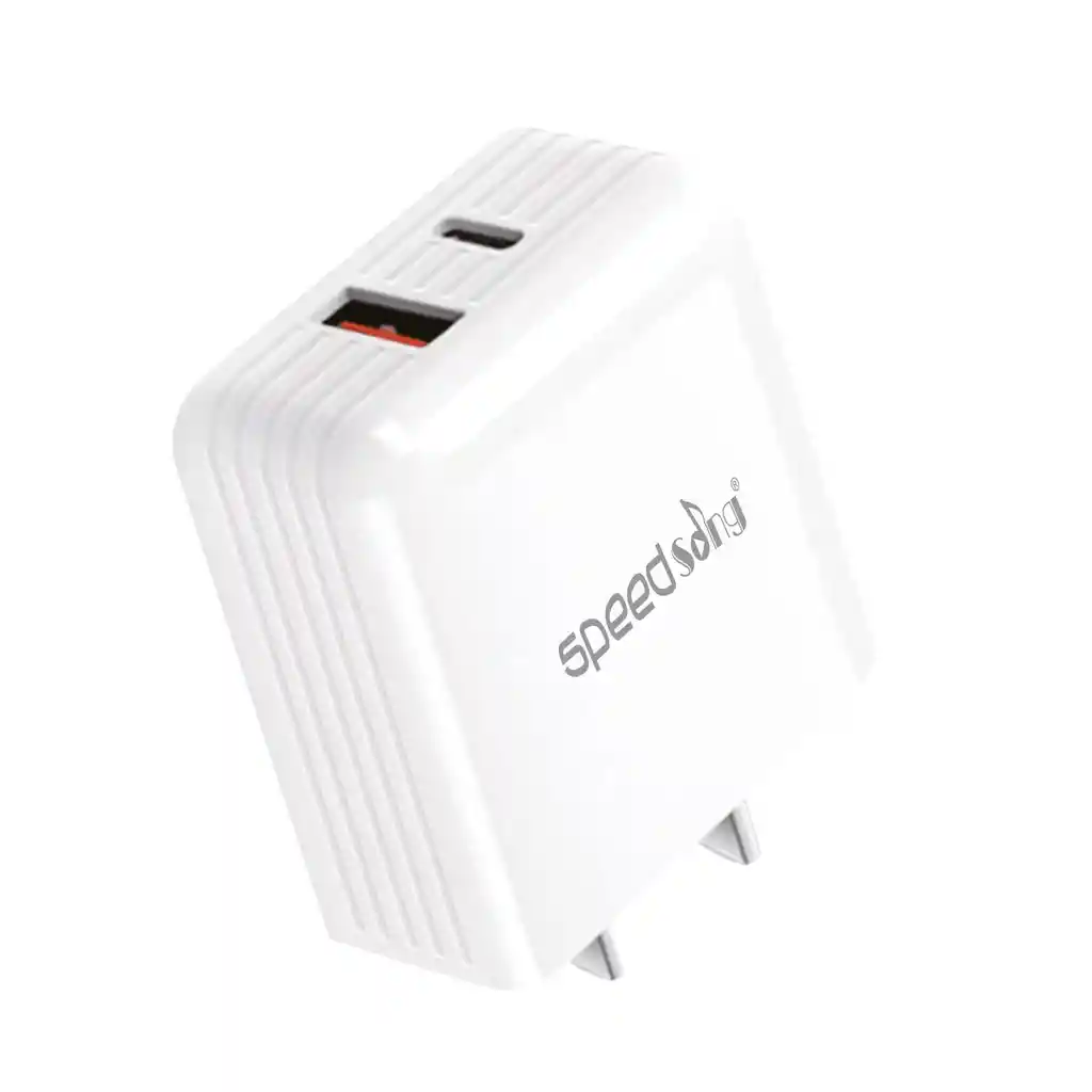 Cargador Puerto Usb Y Usb C Carga Rapida 40w Speedsong Sg.102c