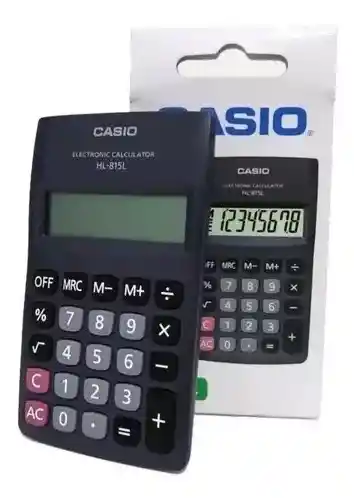 Calculadora Casio Referencia Hl-815l Electronica Bolsillo