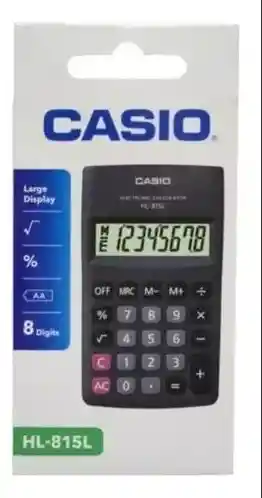 Calculadora Casio Referencia Hl-815l Electronica Bolsillo