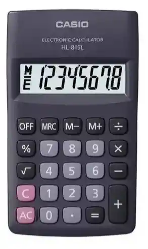 Calculadora Casio Referencia Hl-815l Electronica Bolsillo