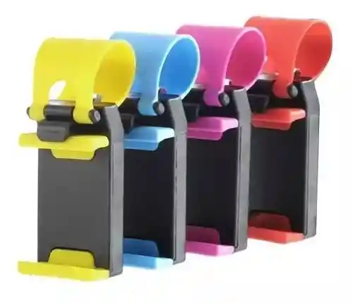 Soporte Manubrio De Celular Para Auto /soporte Celular Para Volante De Carro