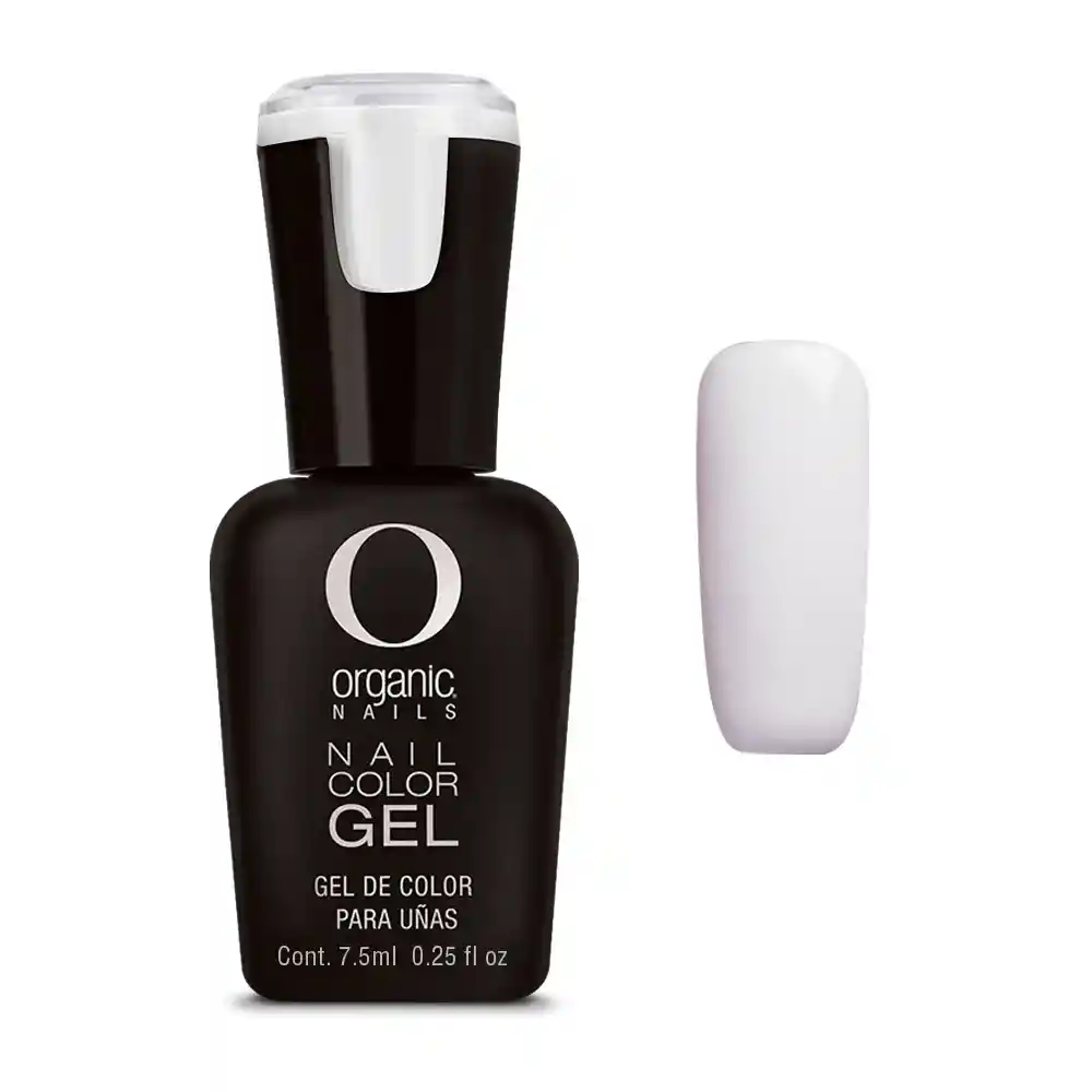 Organic Nail Esmalte Color Gel Sailor White N.025 X 7.5ml