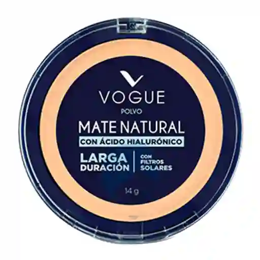 Vogue Polvo Compacto Mate Durazno X 14gr