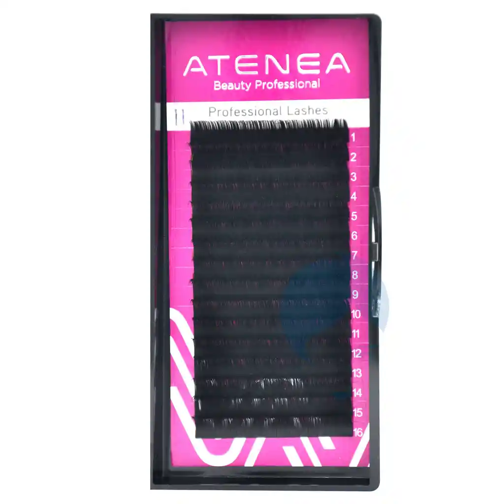 Atenea Estuche De Pestañas Pelo A Pelo 11mm X 15d