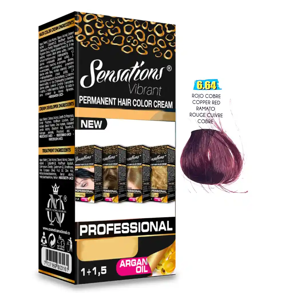 Sensations Tinte Rojo Cobre N.6.64 X 125ml