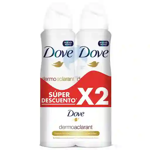 Dove Desodorante Aerosol Dermoaclaran X 2und X 169ml