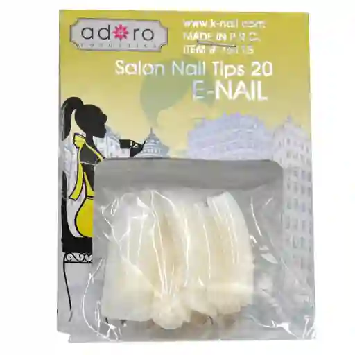Adoro Uñas Postizas E-nail Natural X 20und