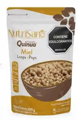 Cereal Quinua Pop Miel X100gr Nutrisano