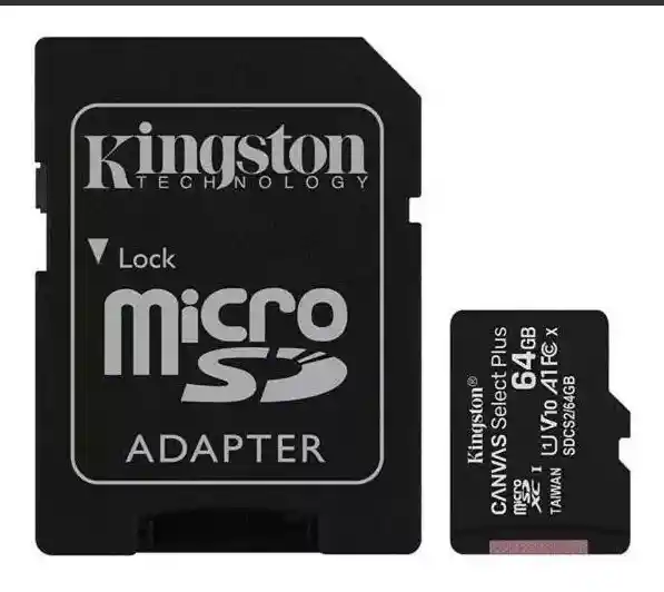 Memoria Microsd Micro Sd Kingston 64gb Clase 10 Original