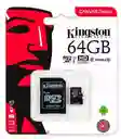 Memoria Microsd Micro Sd Kingston 64gb Clase 10 Original