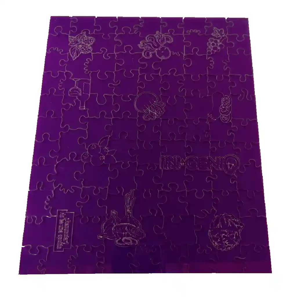 Rompecabezas Mini Impossible Puzzle Purple (morado) 100 Piezas