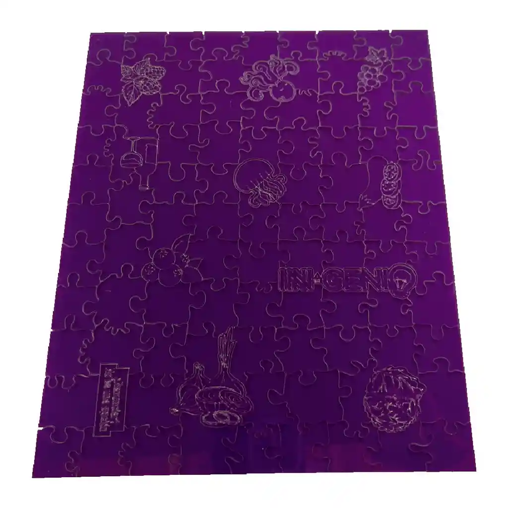 Rompecabezas Mini Impossible Puzzle Purple (morado) 100 Piezas