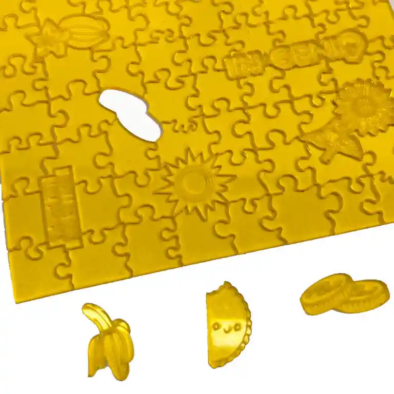 Rompecabezas Mini Impossible Puzzle Amarillo (yellow) 100 Piezas