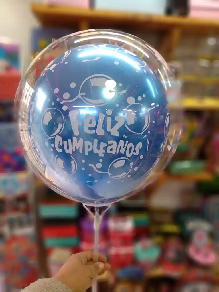 Globo Burbuja Feliz Cumpleaños