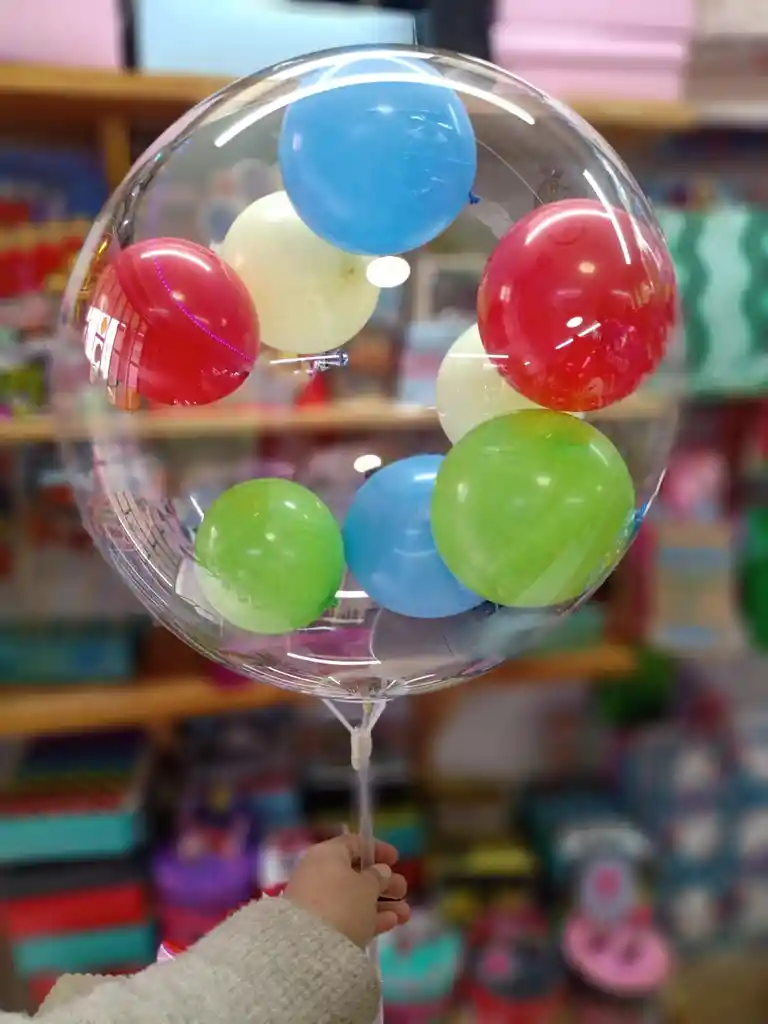 Globo Burbuja Para Decorar Feliz Cumpleaños