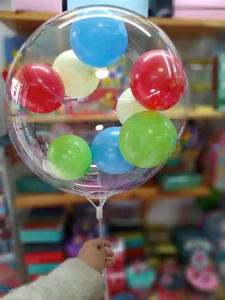 Globo Burbuja Para Decorar Feliz Cumpleaños