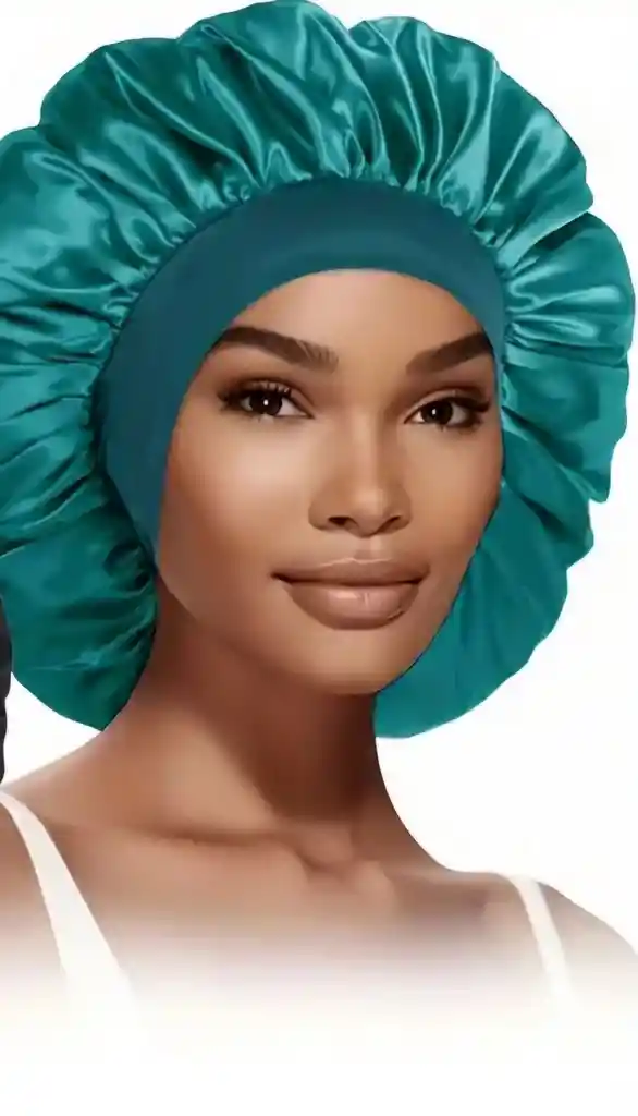 Gorro Satín Color Azul Agua Marina